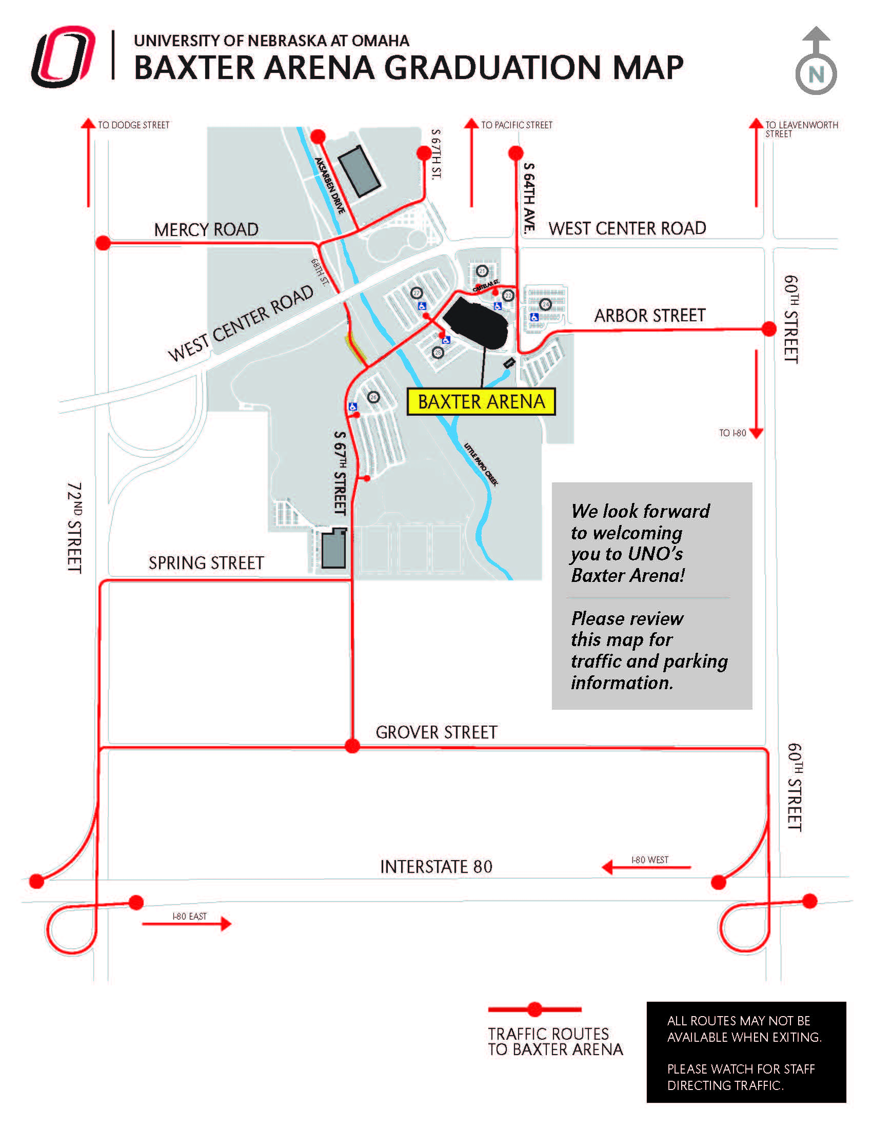 baxter-arena-graduation-parking-baxter-arena